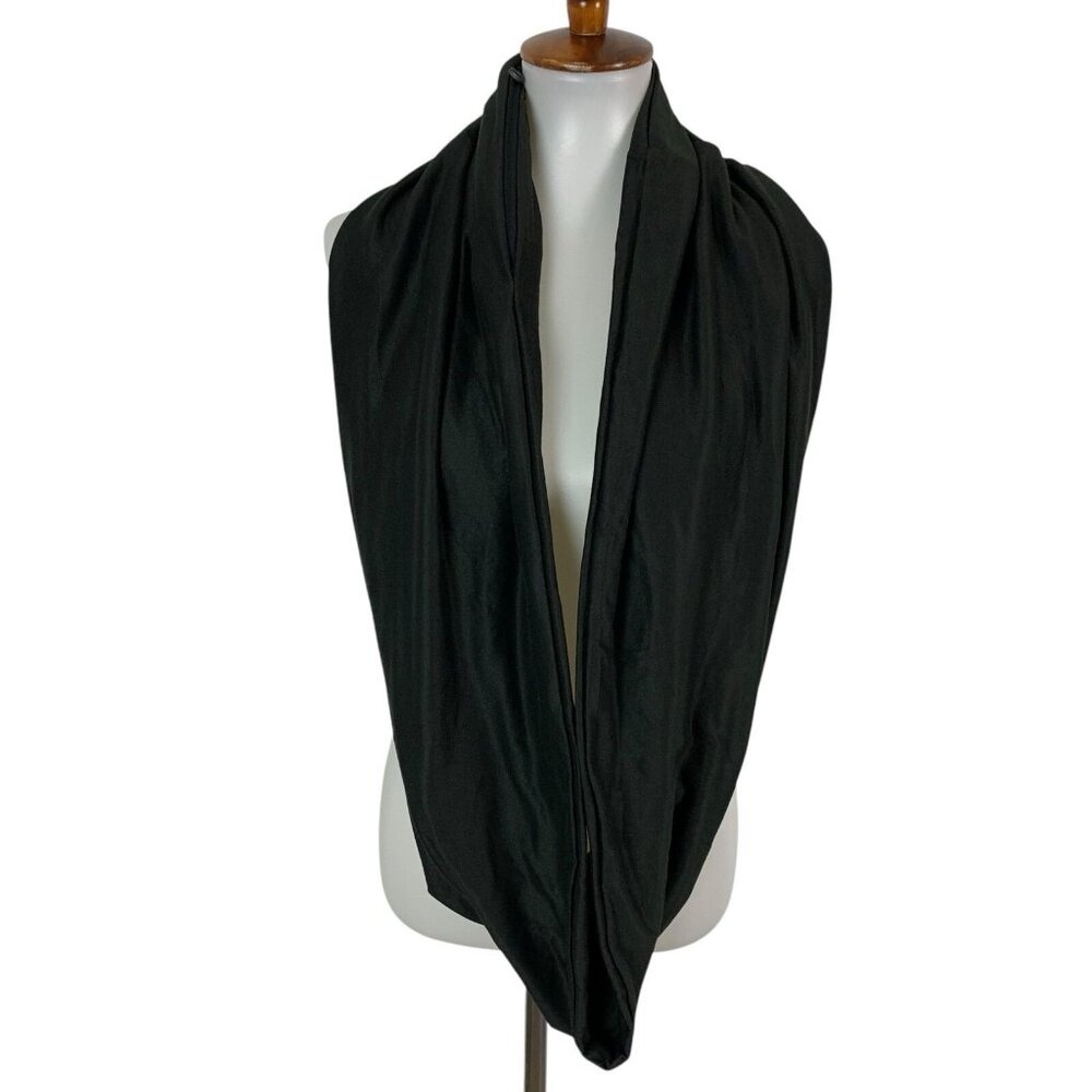 Beyond Yoga Infinity Scarf Black‎ Wrap Shawl Athleisure Yoga Cozy